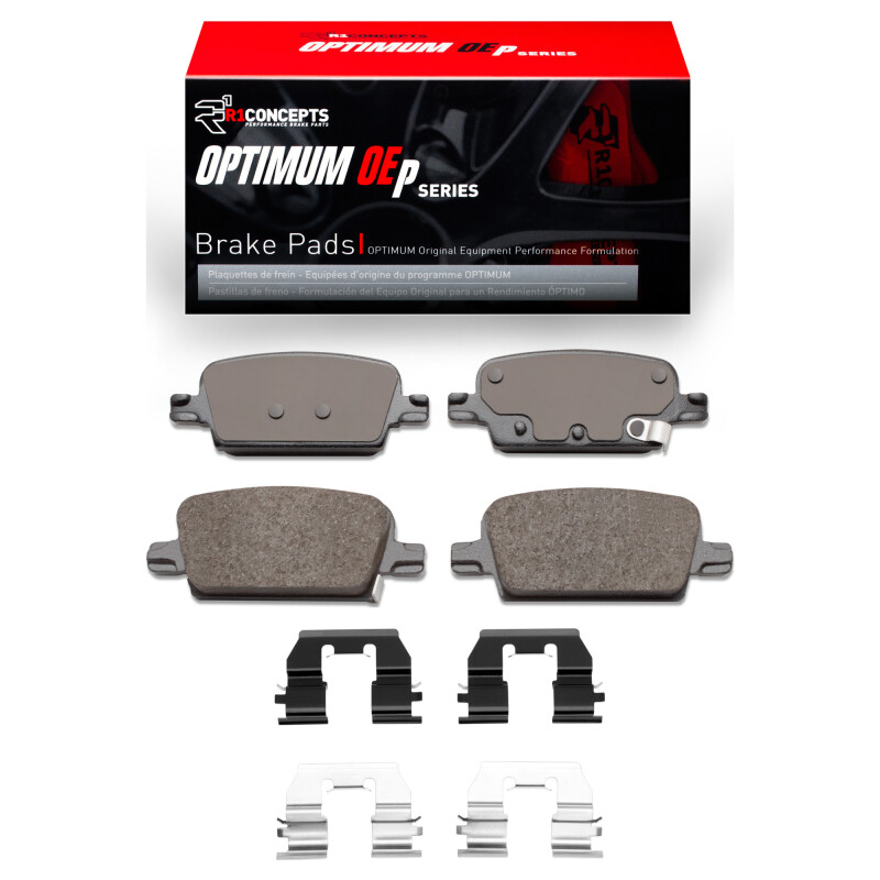 Chevrolet Malibu Brake Pads - Rear - R1 Concepts - Optimum OE - `16-`21